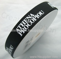 custom printing satin ribbon with logo manufacturer