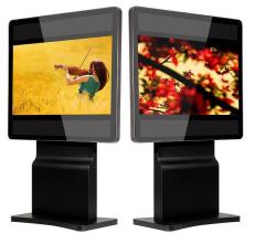 Stylish design freestand multi touch screen kiosk