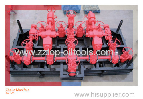 10000psi High Pressure Choke Manifold for wellhead service