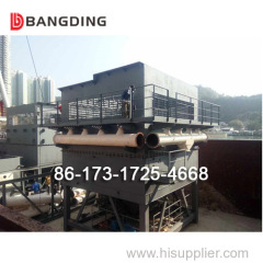 BANGDING 50 m3 mobile unloading dust proof hopper for bulk cargo on port