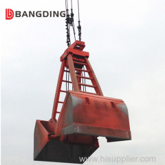 four rope clamshell Mechanical grab bucket for port