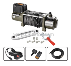 4X4 Winch with Synthetic Rope 10000lbs