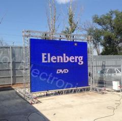 outdoor usage led video wall for advertising new product