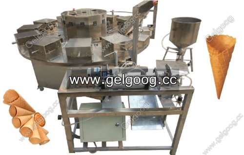 automatic ice cream cone maker machine 