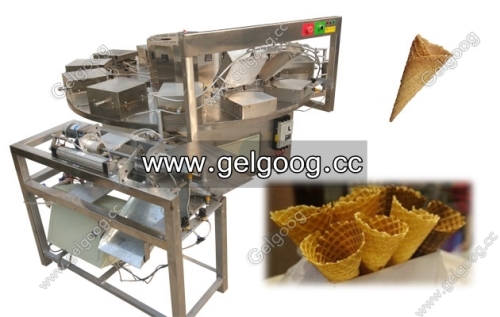 automatic ice cream cone maker machine 