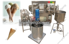 automatic ice cream cone maker machine