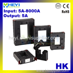 HEYI clamp on current transformer 5-8000A CTs with 5A output Class 0.5 big capacity current transducer