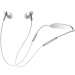 V-MODA Forza Metallo Wireless Lightweight Neckband Earbuds Mic Remote In-Ear Earphones In White Silver