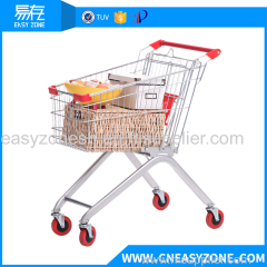 European-style supermarket shopping cart