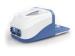 Elegant blue and white portable ultrasound scanner