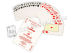 Jumbo Index Plastic Playing Cards For Precision UV Contact Lenses And Poker Analyzer