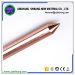Copper ground rod for lightning protection