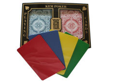 KEM Arrow Blue And Red / Golden And Black Invisible Filter Ink Markings Plastic Playing Cards