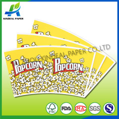 Custom print popcorn fans for Popcorn bucket