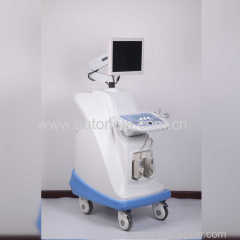 Professional Hospital Color Doppler Equipment For Pregnancy Full digital Human 15 inch Trolley Color Doppler Ultrasound