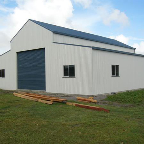 How can you use prestressed steel in steel structure building
