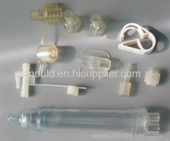 injection molding of iv set bt set suction catheter connector urine bag