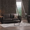 Comfortable Wide Seat Home Furniture Sofa Sets With High Back And Zigzag Stitching