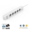 5 AC Outlets Ports Power Smart Socket Surge Protector With Usb