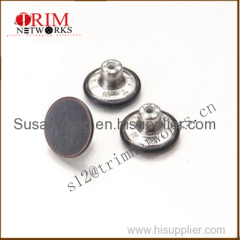 Brass jeans round metal button maker