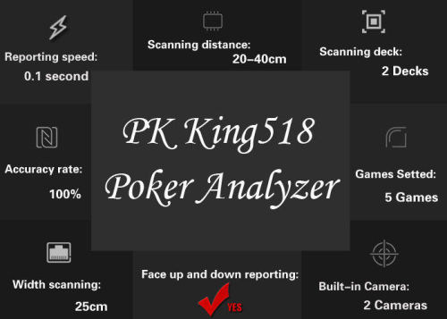 Advanced Poker Predictors PK King 518 Poker Analyzers / Poker Cheating Devices