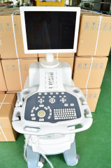 Digital Trolley Ultrasound Scanner LCD screen Print video VGA 2 USB ports 15inches LCD Monitor