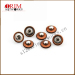 Rivet metal button maker 8MM R7 Black/R7 Oxid alloy/R7 Copper Tin bead garment fashion button