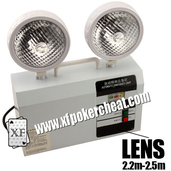 Emergency lamp IR lens