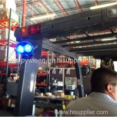 blue safety light for forklift