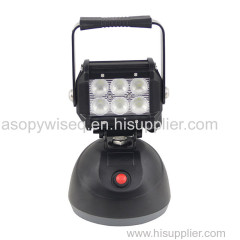 18W Cordless LED Work Lights with Strong Magnet Base