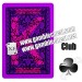 Blue And Red Poker Size Jumbo Face Plastic Playing Cards With Invisible Ink Markings