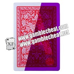 Magic Gambling Props Fournier Plastic 2818 Red Blue Jumbo Face Playing Cards