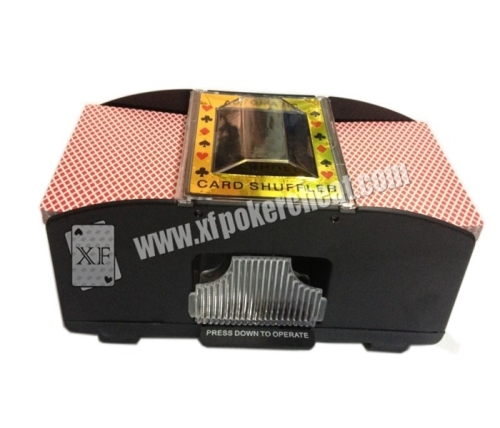 2 Decks Automatic Card Shuffler Baccarat Cheat System With Camera For Poker Game