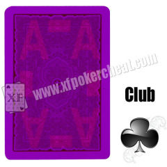 Red And Blue Bridge Size Regular Index Paper Playing Cards With Invisible Markings For Invisible Ink Glasses