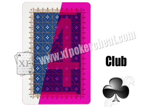 Magic Tricks With 2 Standard Index Taiwan Royal Blue And Green Plastic Cheating Playing Cards