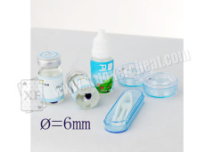 IR Contact Lenses HD Perspective Glasses For Back Marked Cards