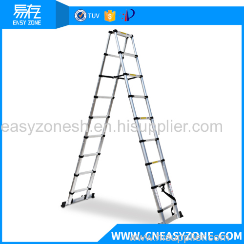 Easyzone folding house aluminum ladder with 150kg