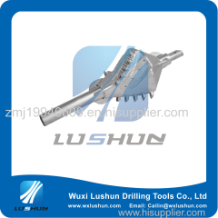 Cast fluted backreamer for Horizontal Directional Drilling Rig