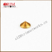 Alloy rivet metal button maker 12MM*5.8MM brass with gold Spiral pyramid fashion metal button