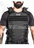 Durable Black Hypalon Fabric for Military Tactical Vest
