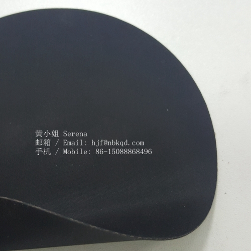 0.8mm Black Durable Rubber Coated Fabric for Bag Tent