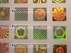 Hologram custom stickers in 2d/3d