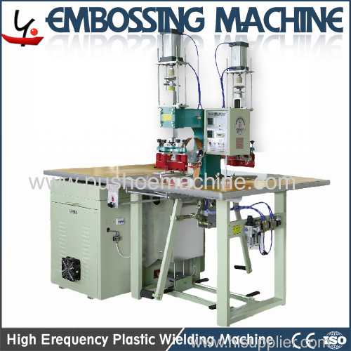 High frequency leather embossing machine