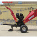 Small Movable Manual ATV Wood Log Shredder Chipper With CE