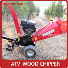 SINOLINK Gasoline Diesel Engine Optional ATV Wood Chipper Shredder