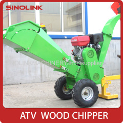 Industrial Mini ATV Wood Log Shredder With CE