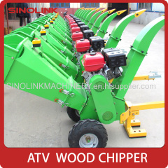 Industrial Mini ATV Wood Log Shredder With CE