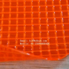 Weather Resistant Orange High Visible PVC Material for Flags
