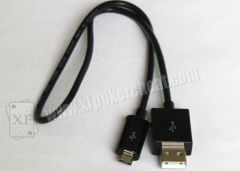 USB cable camera for poker analyzer|marked cards|hidden camera|poker cheat
