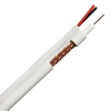 3C-2V+2C Siamese JIS Coaxial with Power CCTV Cable 0.5BC Conductor with 0.39*7 CCA DC Wire